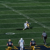 Notre Dame vs. Tennessee State - Open field tackle after a large gain